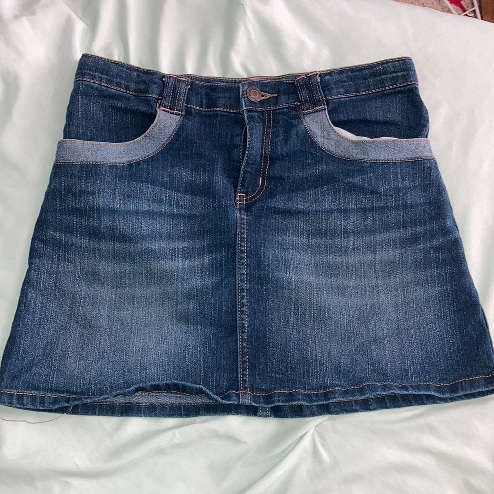 Jean skirt! Never worn):